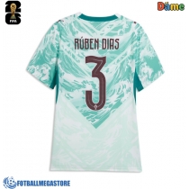 Fotballdrakt Dame Portugal Ruben Dias #3 Bortedrakt VM 2026 Kortermet
